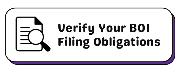 Verify you beneficial ownership information obligations