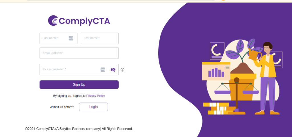 ComplyCTA Signup